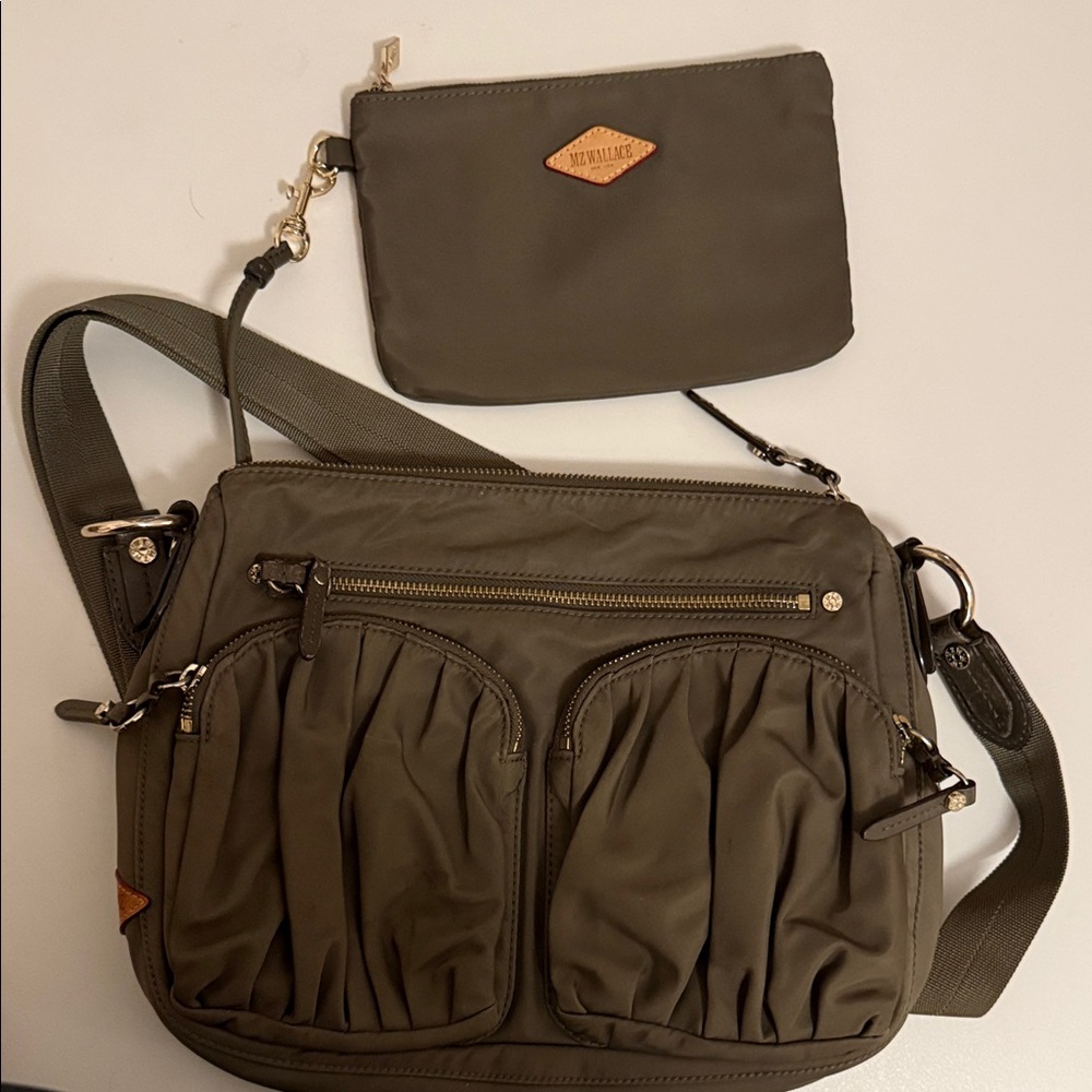 MZ Wallace Green-Khaki Crossbody Bag - Picture 5 of 13
